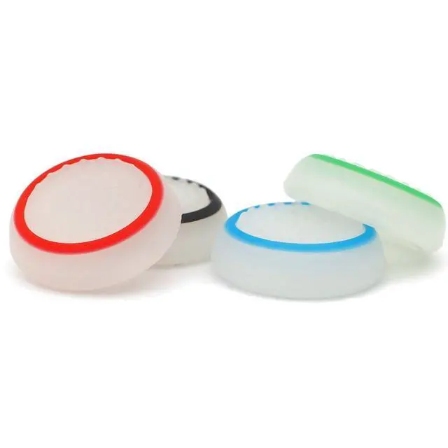 Alt view image 7 of 7 - 16 Pieces Silicone Noctilucent Thumb Grip Caps Controller Joystick Cap Covers for PS-Series, Xbox-Series Analog Stick Caps Replacement