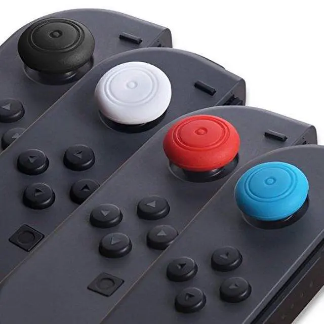 Alt view image 6 of 6 - Analog Controller Gamepad Thumb Stick Grips Thumbsticks Joystick Cap Cover for Switch NS Controller (4 Pair)