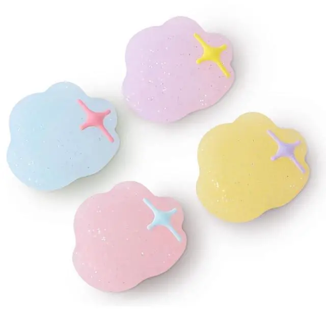 Main image of Thumb Grip for Nintendo Switch 2,Analog Joystick Button Covers for Switch 2 Joycon Controller, Purple Pink Soft Silicone Kawaii Pastel Cloud Gaming Accessories-4PCS