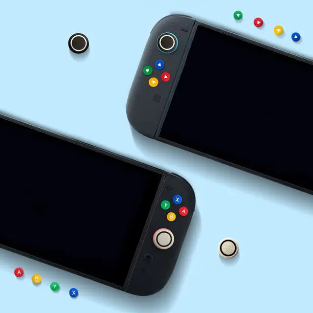 Alt view image 4 of 6 - Cross D-Pad Button Caps Switch 2 (Colorful)