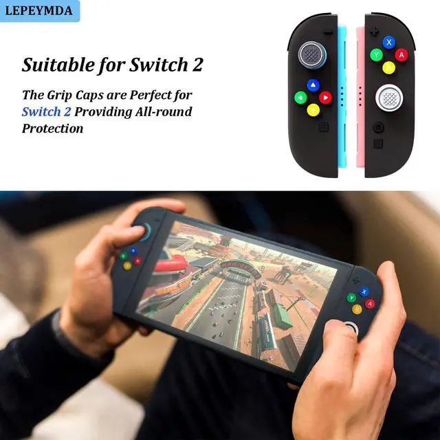 Alt view image 5 of 6 - Cross D-Pad Button Caps Switch 2 (Colorful)