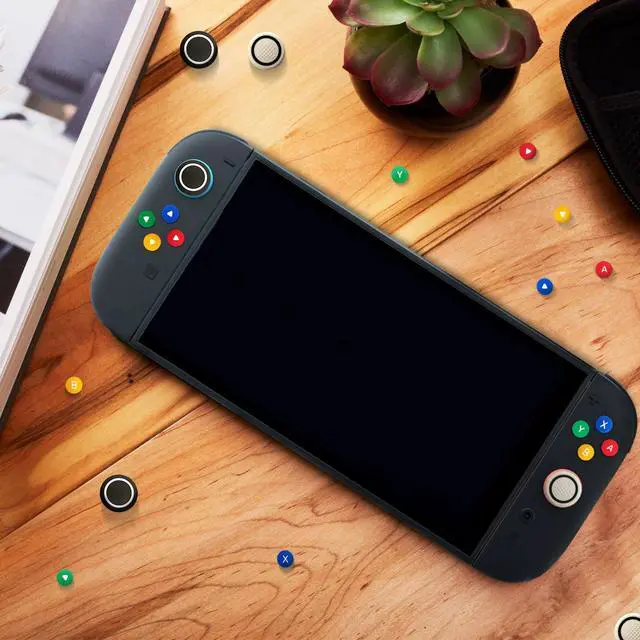 Alt view image 6 of 6 - Cross D-Pad Button Caps Switch 2 (Colorful)