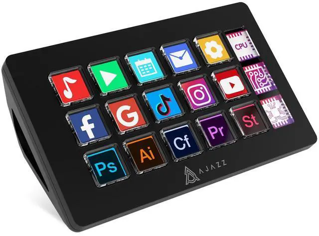 Main image of AKP153 Studio Deck, Stream Controller, 15 Macro Keys (Black)