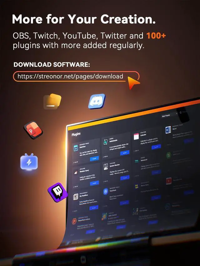 Alt view image 5 of 7 - S15 Standard Stream Controller, Macro Keypad Shortcut