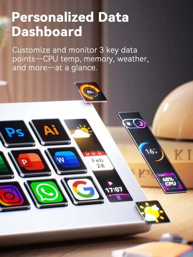 Alt view image 3 of 7 - S15 Standard Stream Controller, Macro Keypad Shortcut