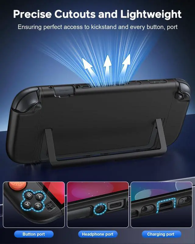 Alt view image 2 of 7 - Switch 2 Cover Case&Screen Protector, Dockable Shell for Nintendo 2