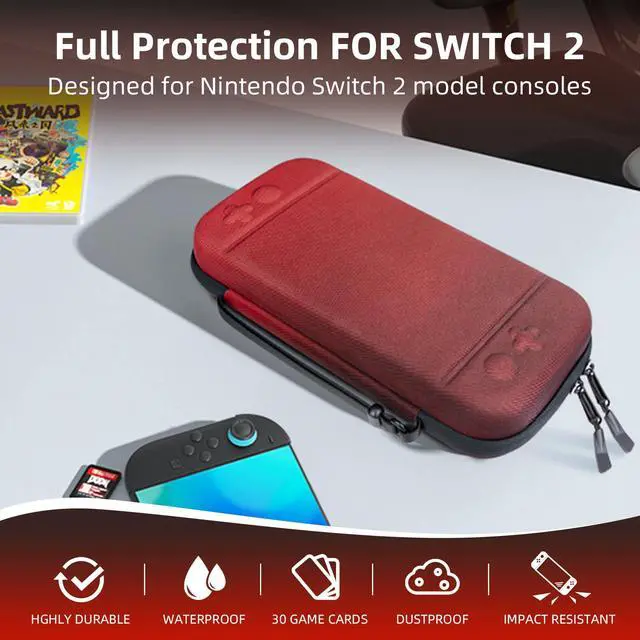 Alt view image 2 of 7 - Switch 2 Carry Case Compatible with Nintendo Switch 2 Console