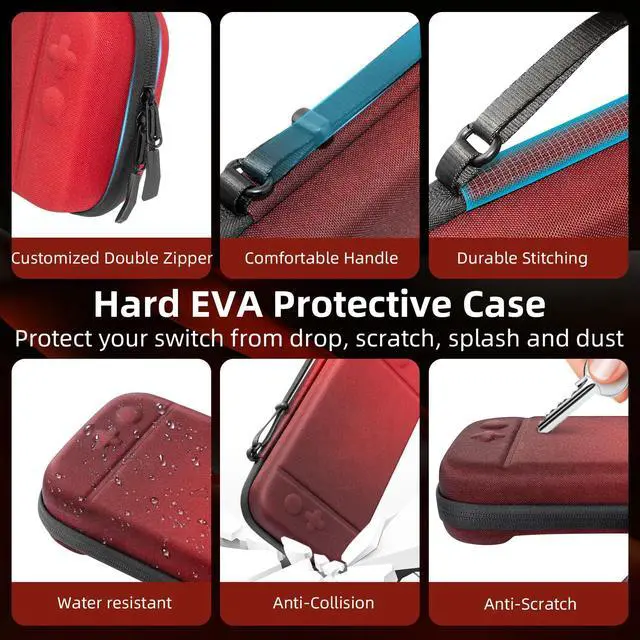 Alt view image 4 of 7 - Switch 2 Carry Case Compatible with Nintendo Switch 2 Console