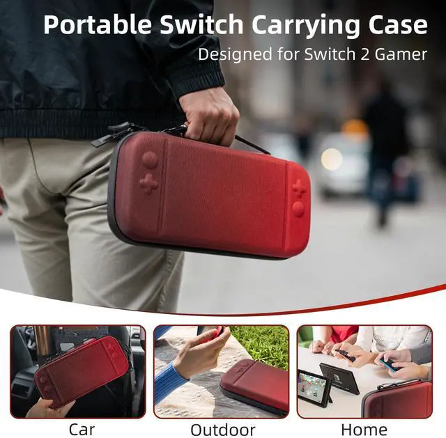 Alt view image 6 of 7 - Switch 2 Carry Case Compatible with Nintendo Switch 2 Console