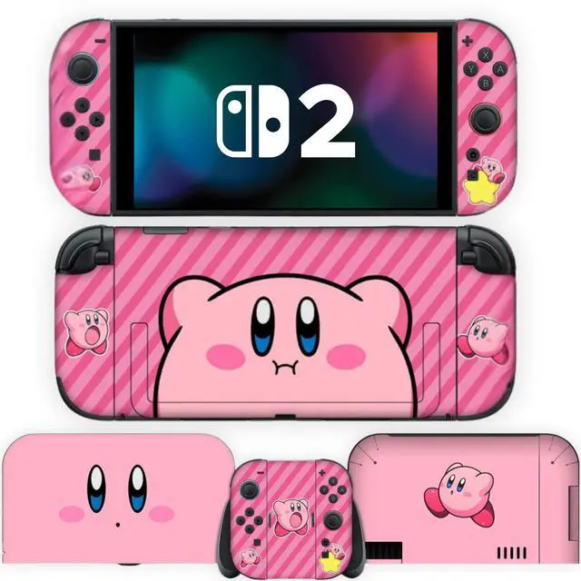 Main image of Dreamy Bubble Skin | Compatible with Nintendo Switch 2 | Cute Pink Kawaii Anime Vinyl Wrap Decal Cover | Pastel Japanese Cartoon Aesthetic Full Console & Dock Sticker Protective Cover