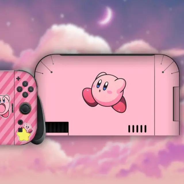 Alt view image 4 of 7 - Dreamy Bubble Skin | Compatible with Nintendo Switch 2 | Cute Pink Kawaii Anime Vinyl Wrap Decal Cover | Pastel Japanese Cartoon Aesthetic Full Console & Dock Sticker Protective Cover