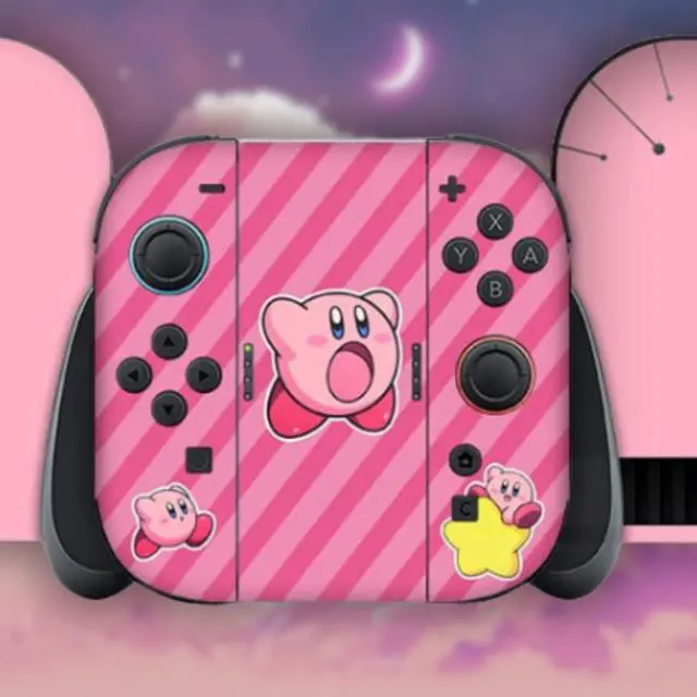 Alt view image 5 of 7 - Dreamy Bubble Skin | Compatible with Nintendo Switch 2 | Cute Pink Kawaii Anime Vinyl Wrap Decal Cover | Pastel Japanese Cartoon Aesthetic Full Console & Dock Sticker Protective Cover