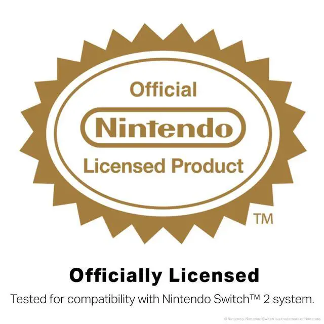 Alt view image 7 of 7 - Protection Case for Nintendo Switch 2 - Kirby Mouthful, Officially Licensed, Protective Storage, Holds up to 9 Game Cards and 2 microSD Express Cards, Integrated Play Stand