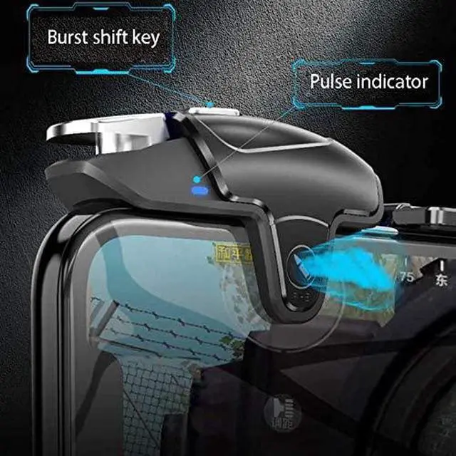 Alt view image 3 of 7 - 11 in 1 PUBG Mobile High Frequency Triggers with 400mAh Phone Cooler