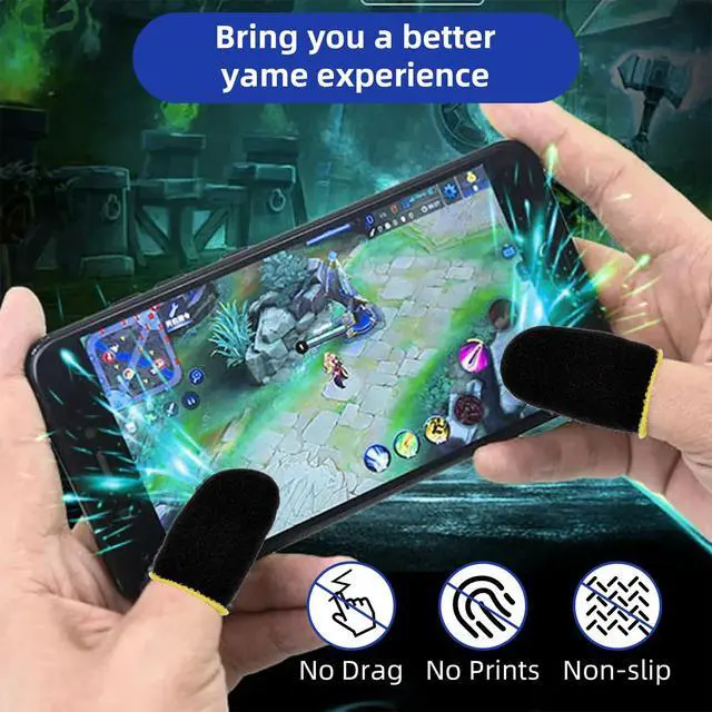 Alt view image 7 of 7 - 120 Pieces Finger Sleeves for Gaming, Colored Thumb Sleeve