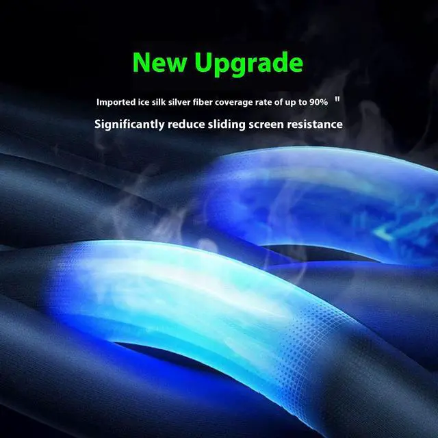 Alt view image 6 of 7 - 6PCS Gaming Finger Sleeves Breathable Sensitive Thumb Finger Gloves Snake Shaped Gaming Finger Gloves Sleeves (Green)