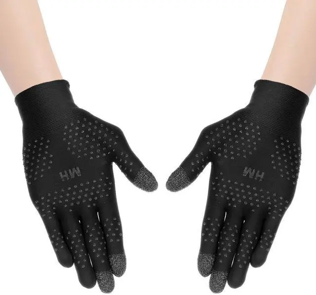 Main image of Ultra-Thin Mobile Gaming Gloves Touchscreen Gaming Gloves Anti-Sweat Mobile Finger Sleeve Breathable with Thumb Finger Sleeves for High-Ranking Players Tablet Streamer Sweaty Hands