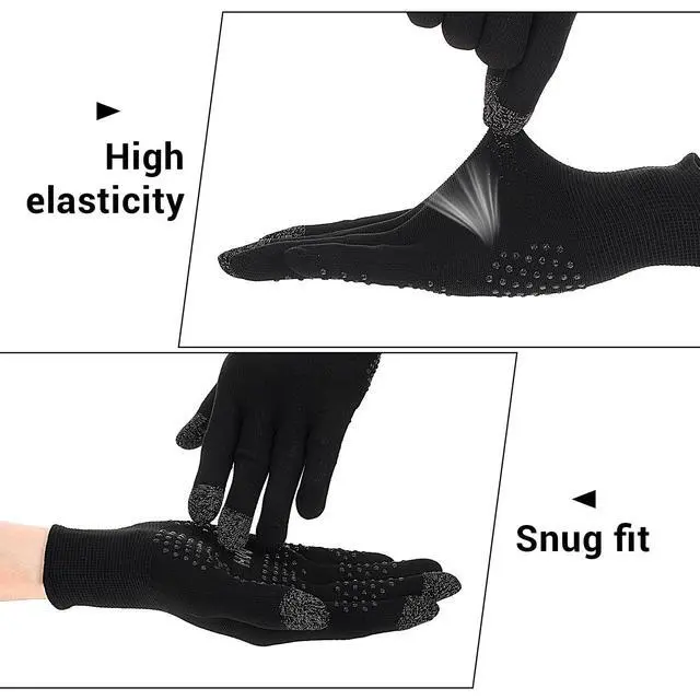 Alt view image 3 of 7 - Ultra-Thin Mobile Gaming Gloves Touchscreen Gaming Gloves Anti-Sweat Mobile Finger Sleeve Breathable with Thumb Finger Sleeves for High-Ranking Players Tablet Streamer Sweaty Hands