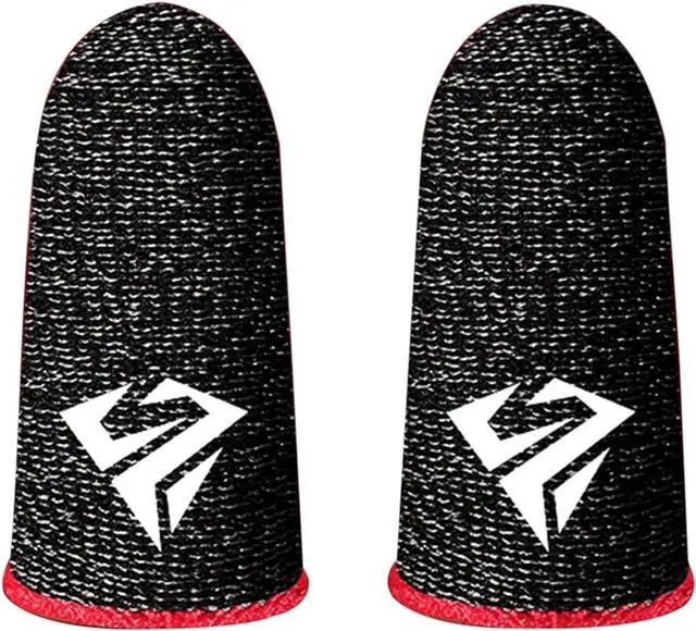 Main image of 1Pair Gaming Finger Gloves Gaming Finger Sleeves Anti-Slip Sweatproof Ultra-Thin Touch Screen Gloves Fingertip Cover for Mobile Game Gaming Thumb