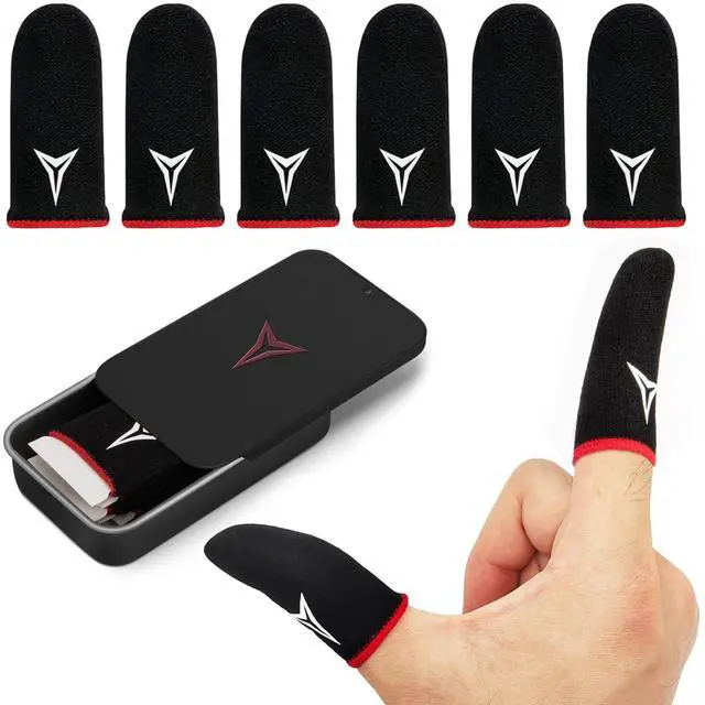 Main image of Professional Mobile Gaming Finger Sleeves with a Slide Box,6 Pack