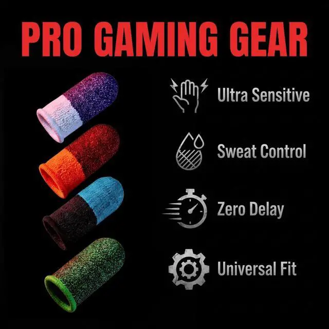 Alt view image 3 of 6 - 40pc Gaming Finger Sleeves, Esports Grade