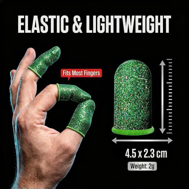 Alt view image 4 of 6 - 40pc Gaming Finger Sleeves, Esports Grade