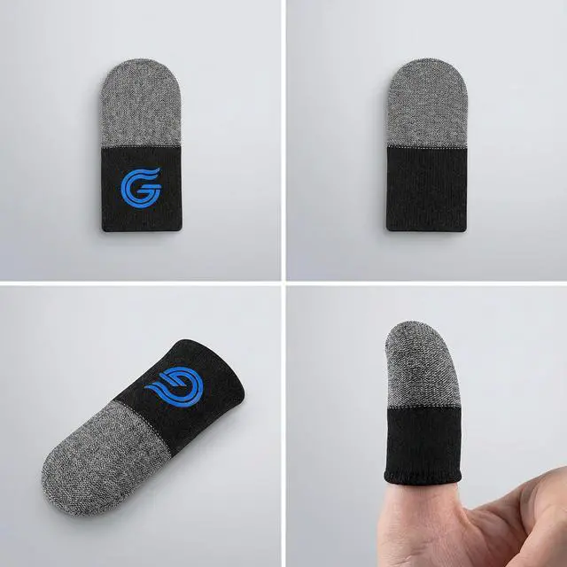 Alt view image 3 of 7 - 6-Pack Gaming Finger Sleeves, Compatible with All Touchscreen Devices