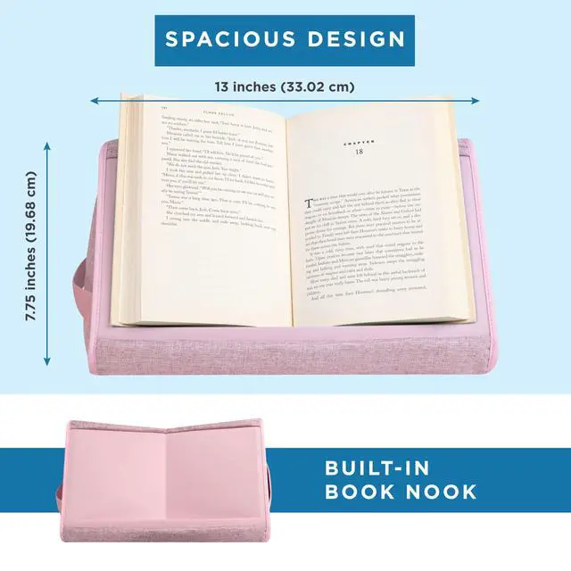 Alt view image 5 of 7 - Book Pillow - Pink, Fits 6" x 9" Books