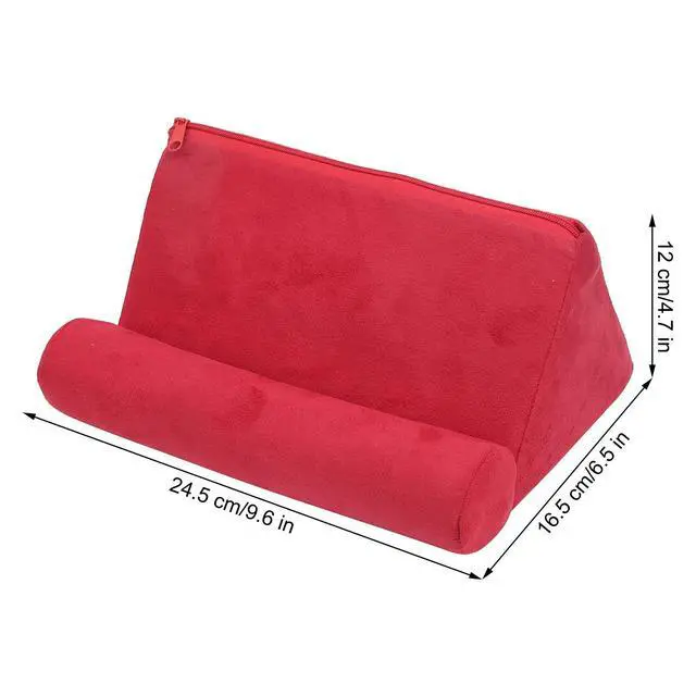 Alt view image 2 of 7 - Pillow Tablet Stand Holder Mobile Phone Support Ipad Pillow Stand Lap Samhousing Bed Rest Cushion Tablet Reading Holder for Book Kindle Tab iPad Tablets Smartphones Magazines