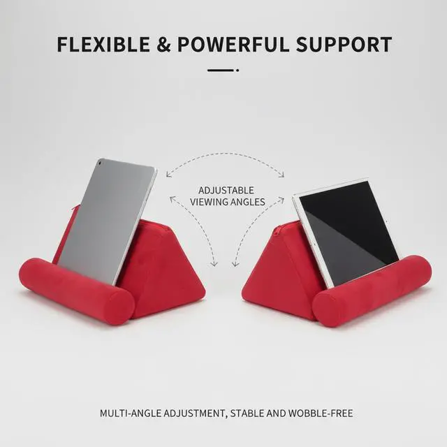 Alt view image 3 of 7 - Pillow Tablet Stand Holder Mobile Phone Support Ipad Pillow Stand Lap Samhousing Bed Rest Cushion Tablet Reading Holder for Book Kindle Tab iPad Tablets Smartphones Magazines