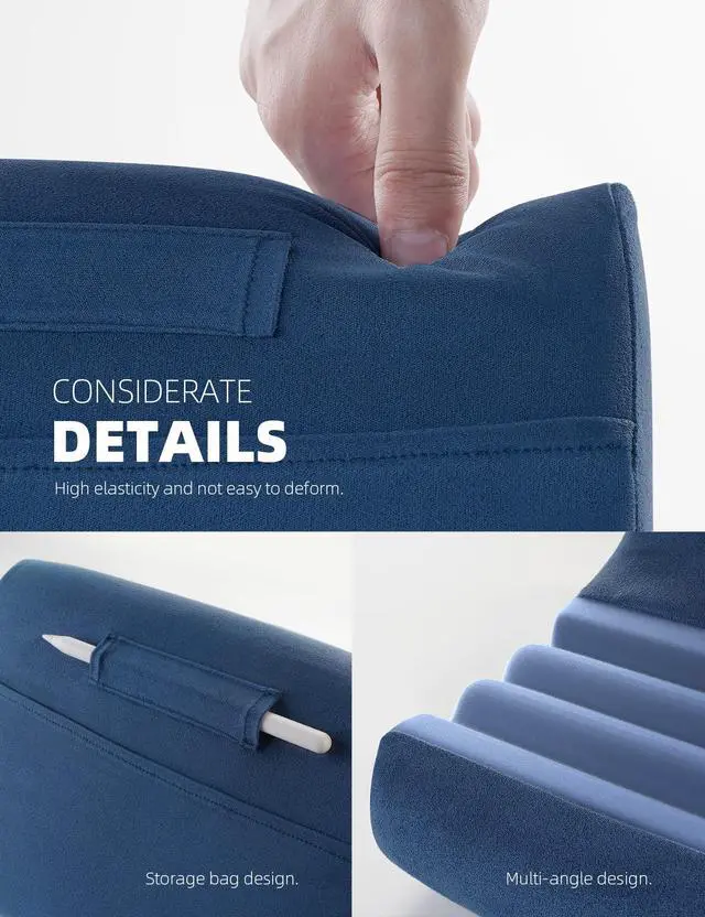 Alt view image 6 of 7 - Tablet Stand Pillow Holder - Tablet Pillow Soft Pad for Bed