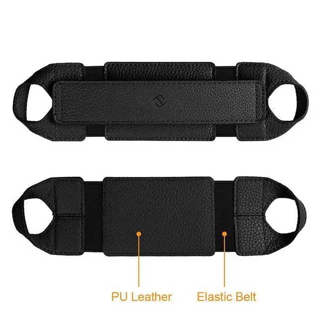 Alt view image 3 of 7 - Universal Tablet Hand Strap Holder for 7-8 Inch Tablets, Black
