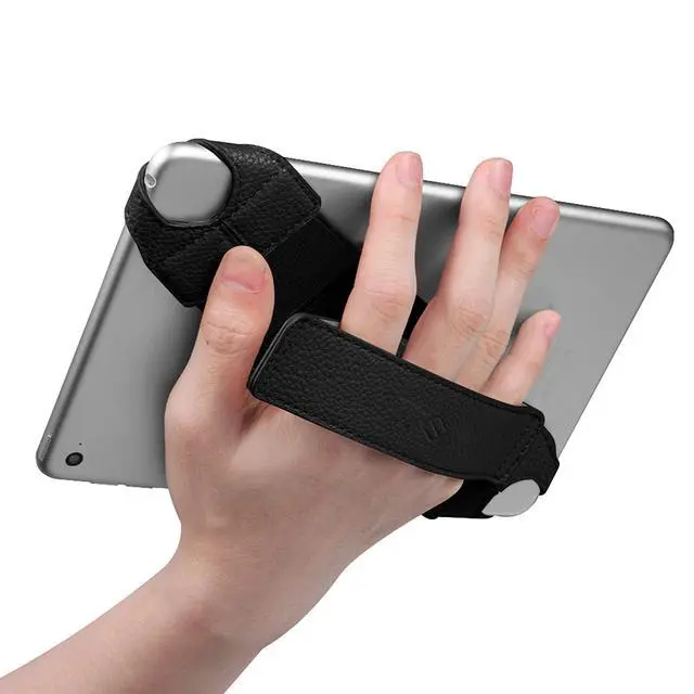 Alt view image 6 of 7 - Universal Tablet Hand Strap Holder for 7-8 Inch Tablets, Black