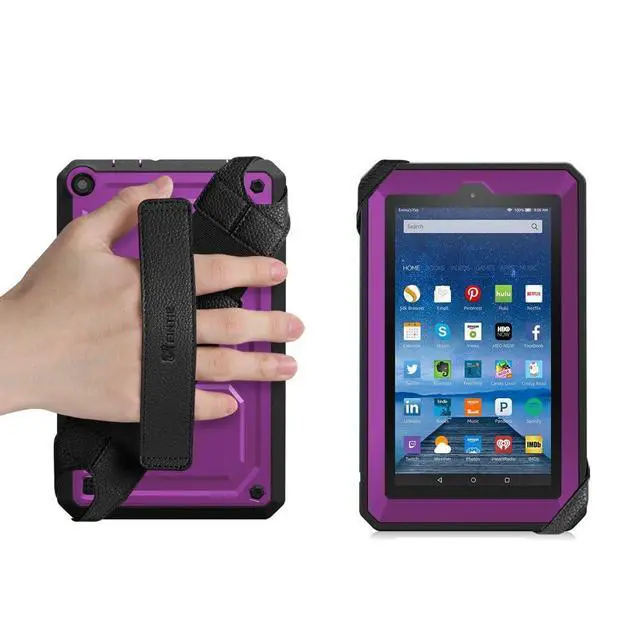 Alt view image 7 of 7 - Universal Tablet Hand Strap Holder for 7-8 Inch Tablets, Black