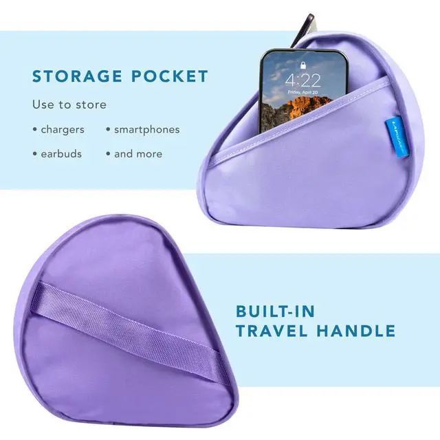 Alt view image 4 of 7 - Tablet Pillow Stand - Purple Amethyst, 11" Slot