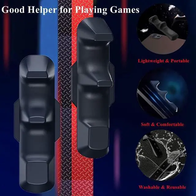 Alt view image 3 of 7 - Gaming Handle for iPad, Multi-Finger Operation Silicone Gamepad Grip, Tablet Game Controller for PUBG/Knives Out/Rules of Survival