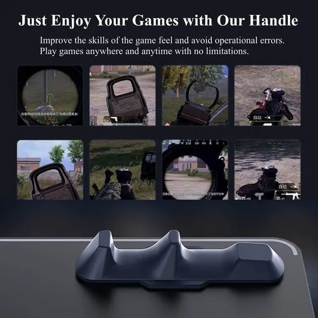 Alt view image 5 of 7 - Gaming Handle for iPad, Multi-Finger Operation Silicone Gamepad Grip, Tablet Game Controller for PUBG/Knives Out/Rules of Survival