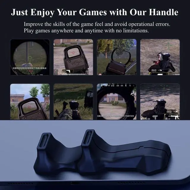 Alt view image 5 of 7 - Gaming Handle for iPad, Multi-Finger Operation Silicone Gamepad Grip, Tablet Game Controller for PUBG/Knives Out/Rules of Survival