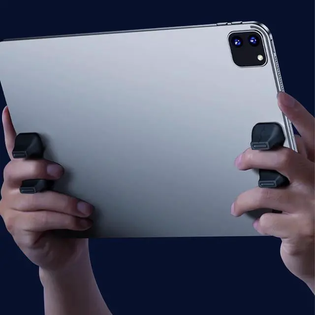 Alt view image 7 of 7 - Gaming Handle for iPad, Multi-Finger Operation Silicone Gamepad Grip, Tablet Game Controller for PUBG/Knives Out/Rules of Survival