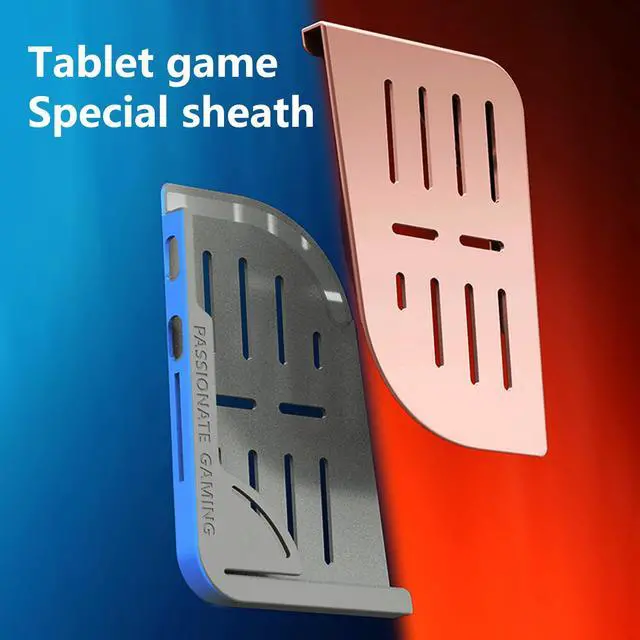 Alt view image 6 of 7 - Silicone Gaming Grip Case for iPad Anti Slip Game Control Protector for PUBG Mobile Shooting Games with Finger Sleeves and Storage Box Anti Accidental Touch Finger Protection Gaming Accessories