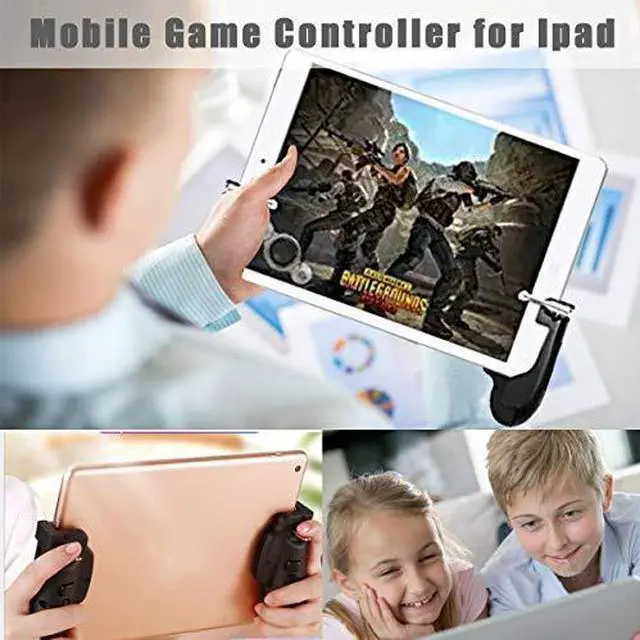 Alt view image 3 of 3 - Mobile Game Controller for iPad/Tablets, Sensitive Shoot Aim Gamepad Trigger for PUBG/Knives Out, Handgrip for Tablet & Smartphones