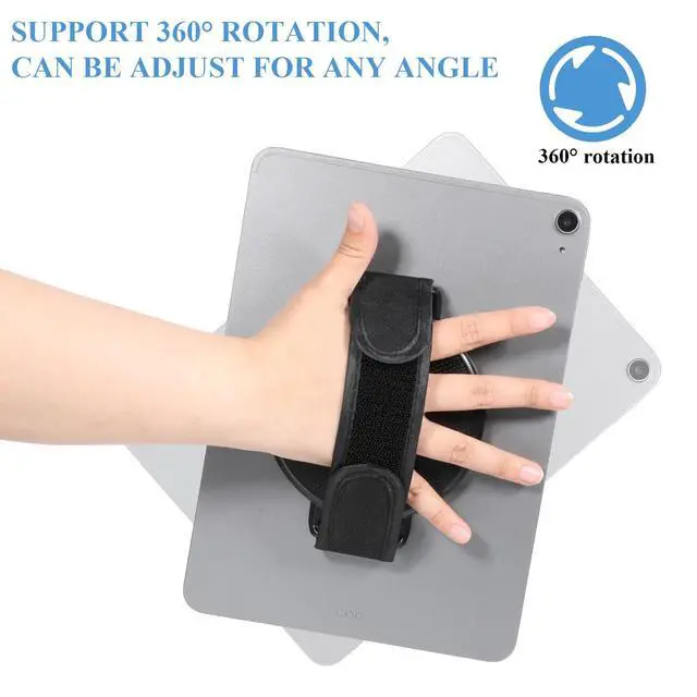 Alt view image 6 of 7 - Tablet Stand with Hand Strap Sticky Tablet Stand with Adhesive Patch