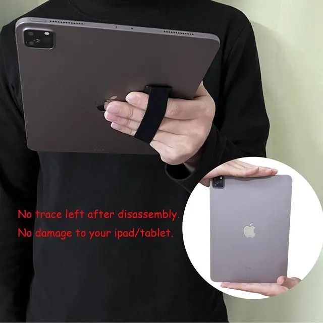 Alt view image 6 of 6 - Hand Holder Strap for iPad, Tablet & Large Phone, Handle Grip