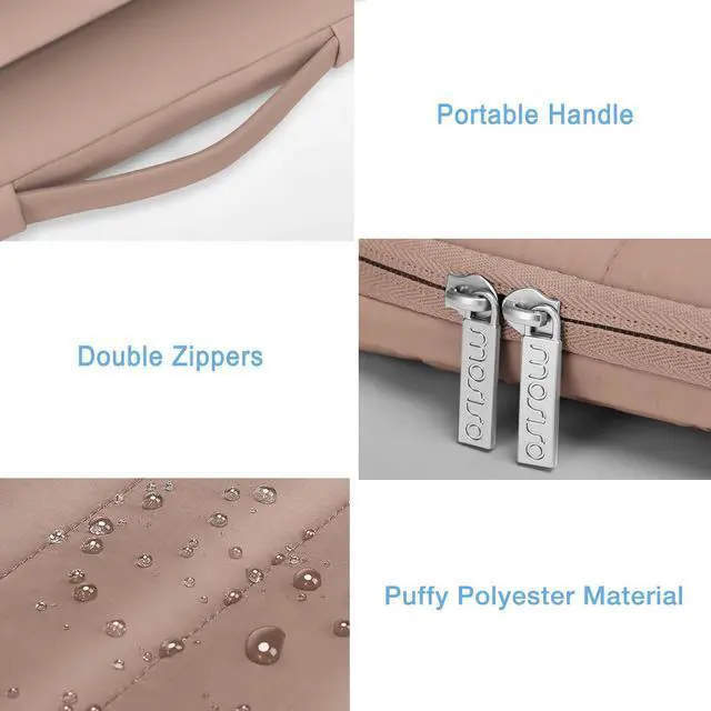 Alt view image 5 of 7 - 360 Protective 13-14 inch Laptop Case, 13.3 inch Puffy Laptop Sleeve