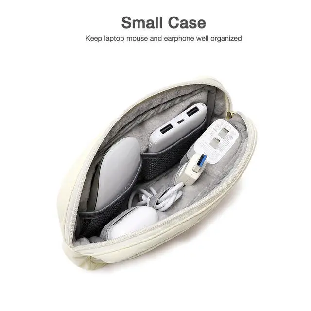 Alt view image 5 of 7 - Laptop Case 13.3 inch,13-13.3inch Puffy Laptop Sleeve, Sand