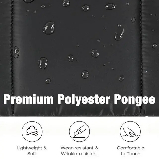 Alt view image 4 of 7 - 13.3-14 Inch Puffer Quilted Laptop Sleeve Soft Inner Lining Carry Case