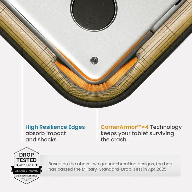 Alt view image 3 of 7 - 360 Protective Puffy Laptop Sleeve for 13-inch MacBook Air M5/A3449
