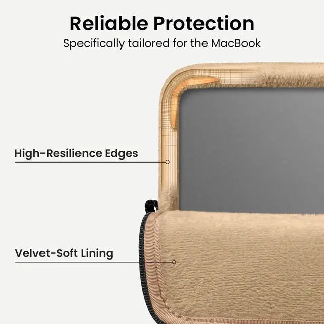 Alt view image 4 of 7 - 360 Protective Puffy Laptop Sleeve for 13-inch MacBook Air M5/A3449