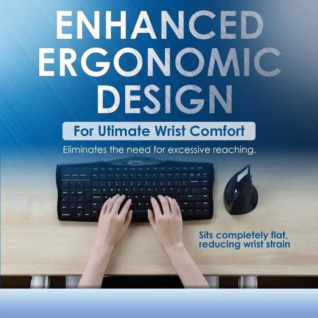 Alt view image 5 of 6 - R3K Ergonomic Keyboard, Reduced Reach Wired Keyboard, Number Pad