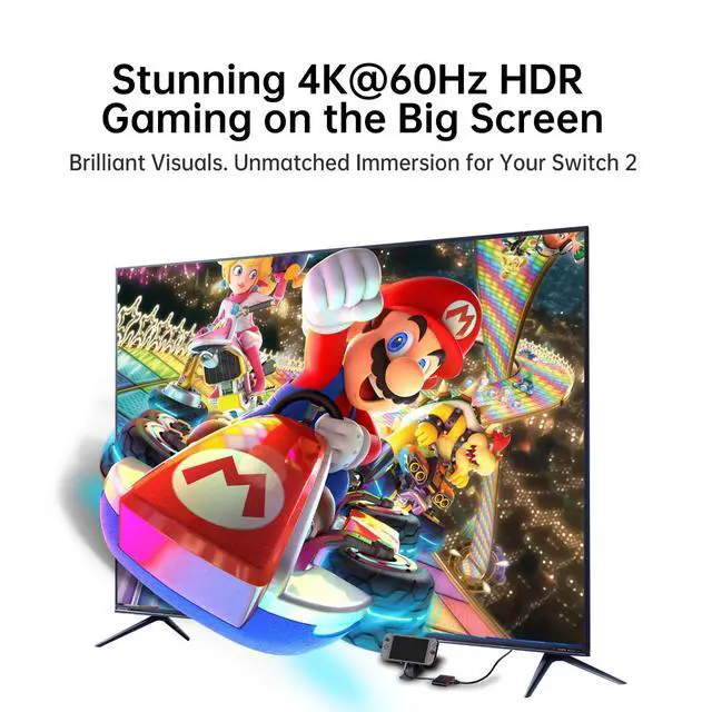 Alt view image 2 of 7 - Portable Handheld Gaming Dock USB C Dock with 4K@60Hz HDMI Adapter
